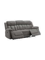 Sofa inclinable Ricardo en gris – photo sur fond blanc – Meubles TOCO