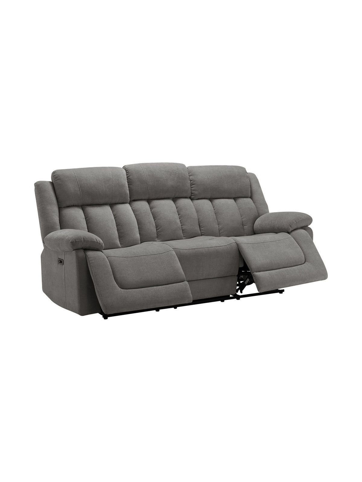 Sofa inclinable Ricardo en gris – photo sur fond blanc – Meubles TOCO