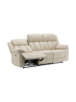 Sofa inclinable Ricardo en beige – photo sur fond blanc – Meubles TOCO