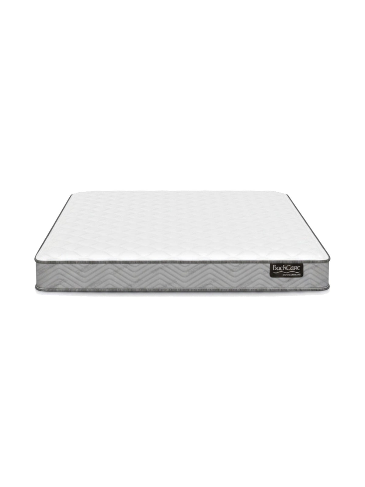 Matelas ferme BackCare Solo de TOCO Meubles avec mousse haute densité et fibres antimicrobiennes, vue de profil.