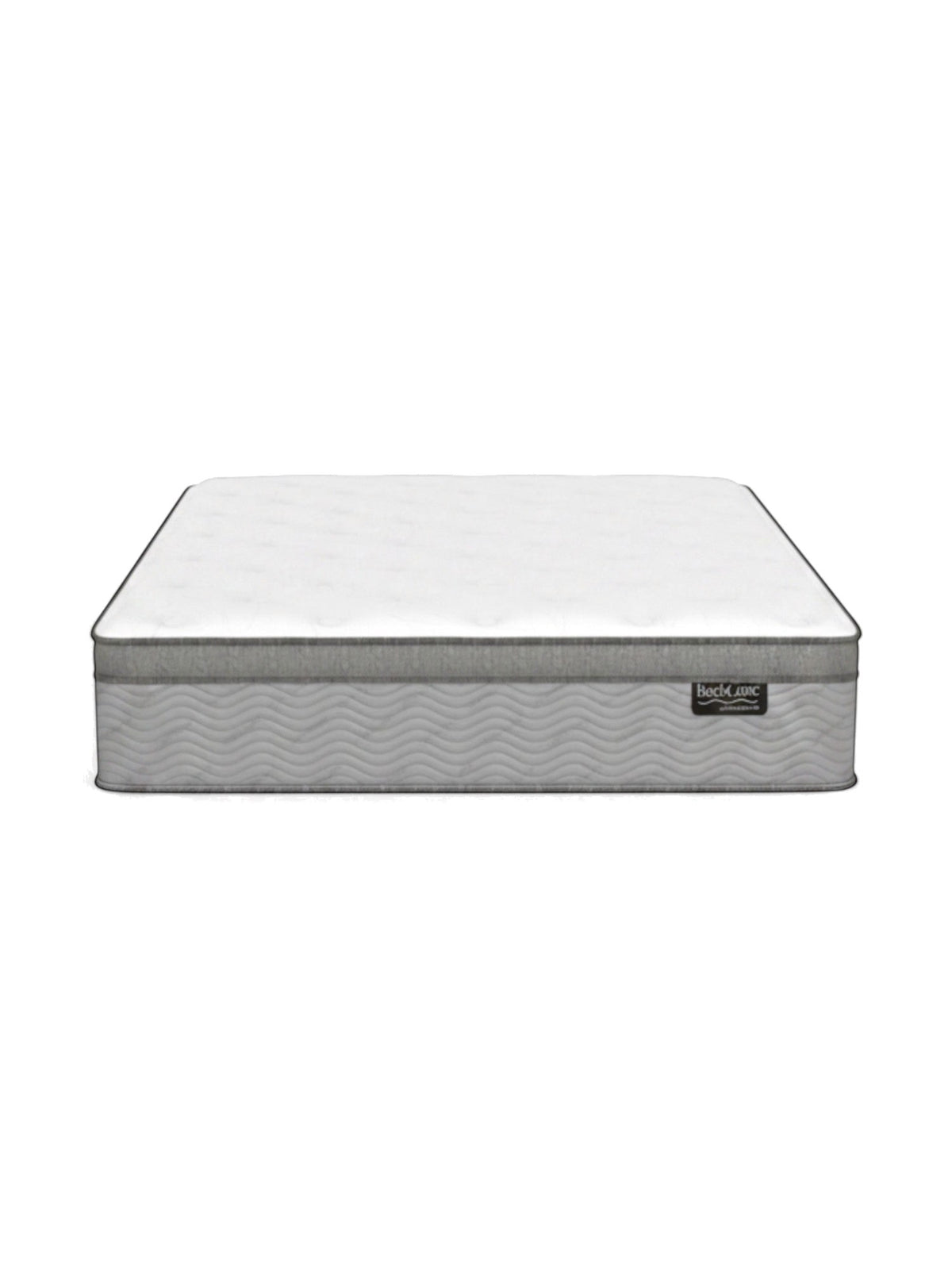 Matelas Back Care Quartet Grand de TOCO Meubles avec ressorts ensachés, mousse AirFeel et finition grise élégante