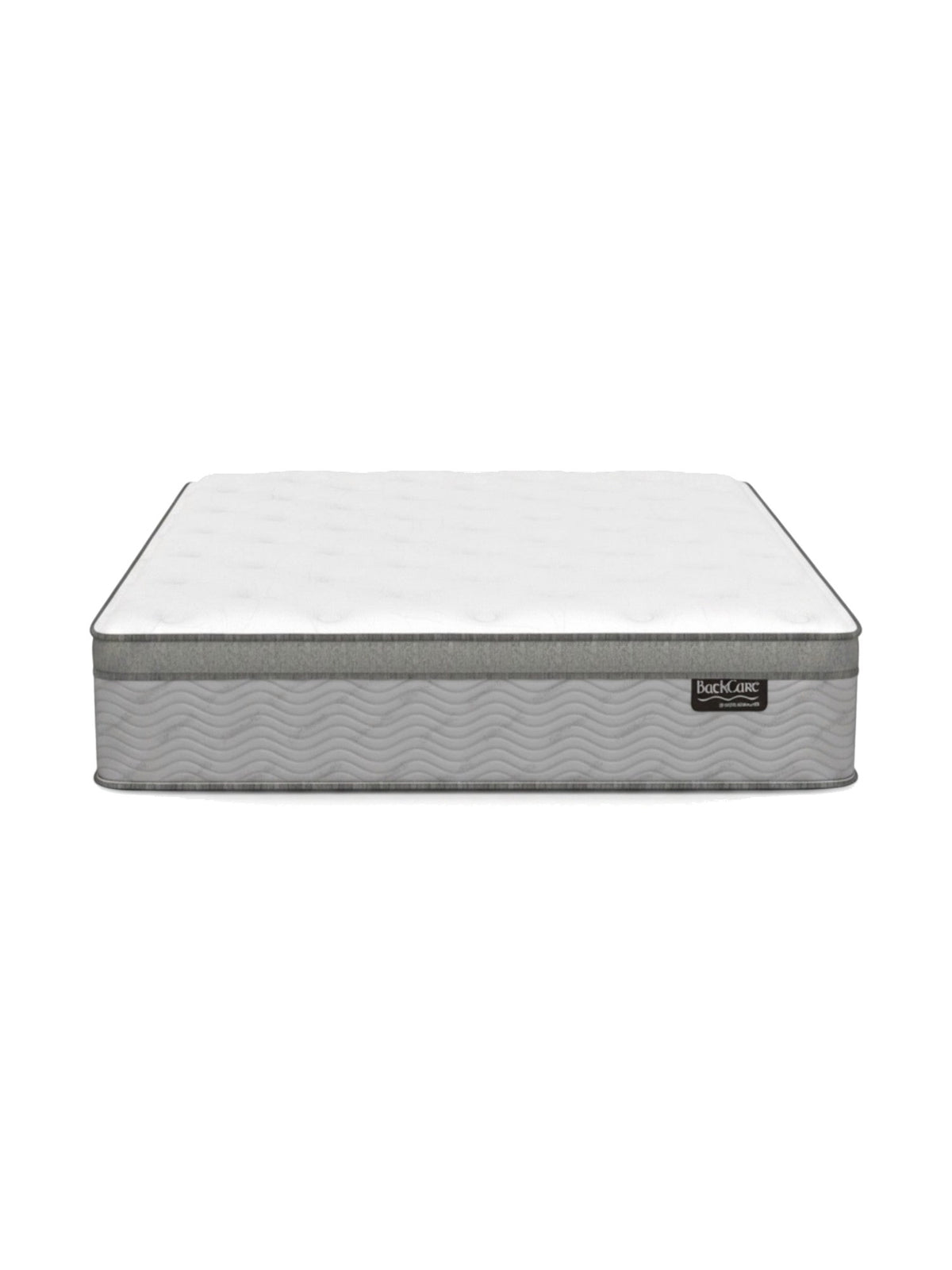 Matelas Back care Quartet TOCO Meubles avec ressorts ensachés, mousse AirFeel et gel rafraîchissant, blanc et gris