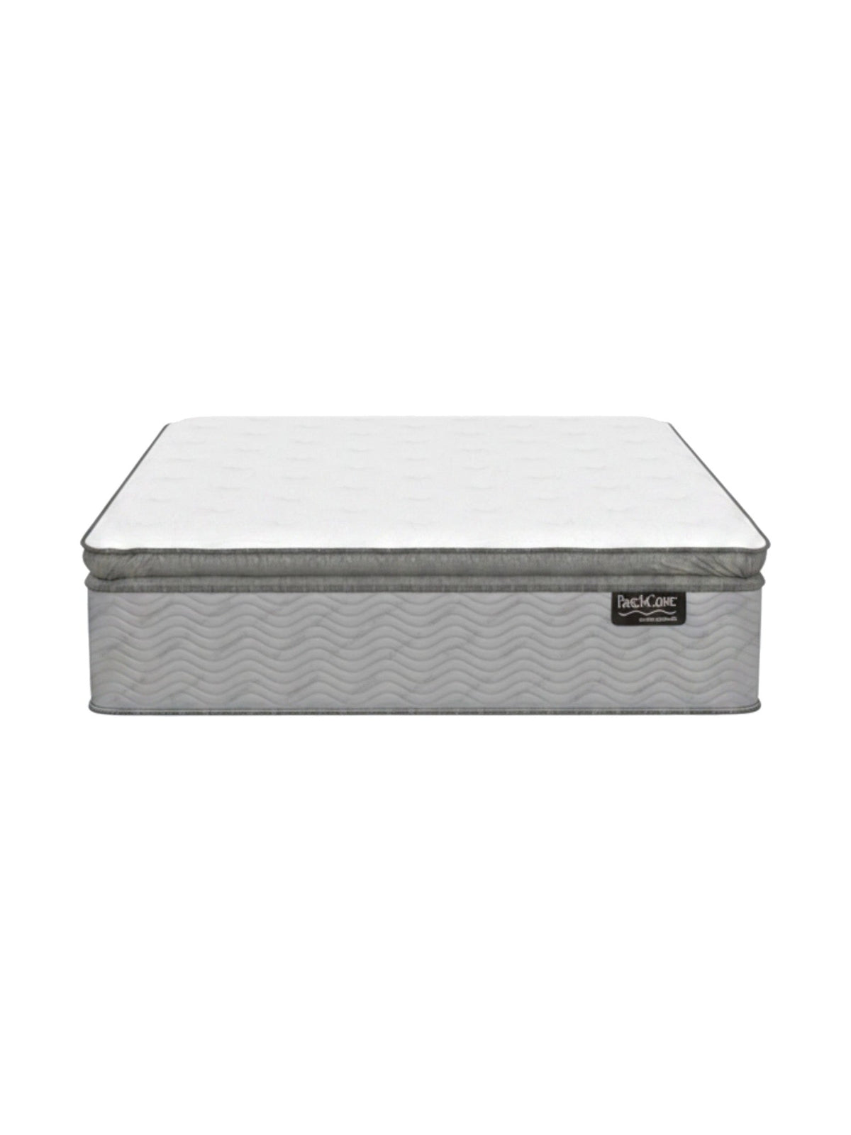 Matelas BackCare Quintet TOCO Meubles très grand avec ressorts ensachés et mousse mémoire, vue de profil.