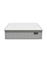 Matelas TOCO Meubles BackCare Quintet XL blanc et gris avec ressorts ensachés et mousse mémoire