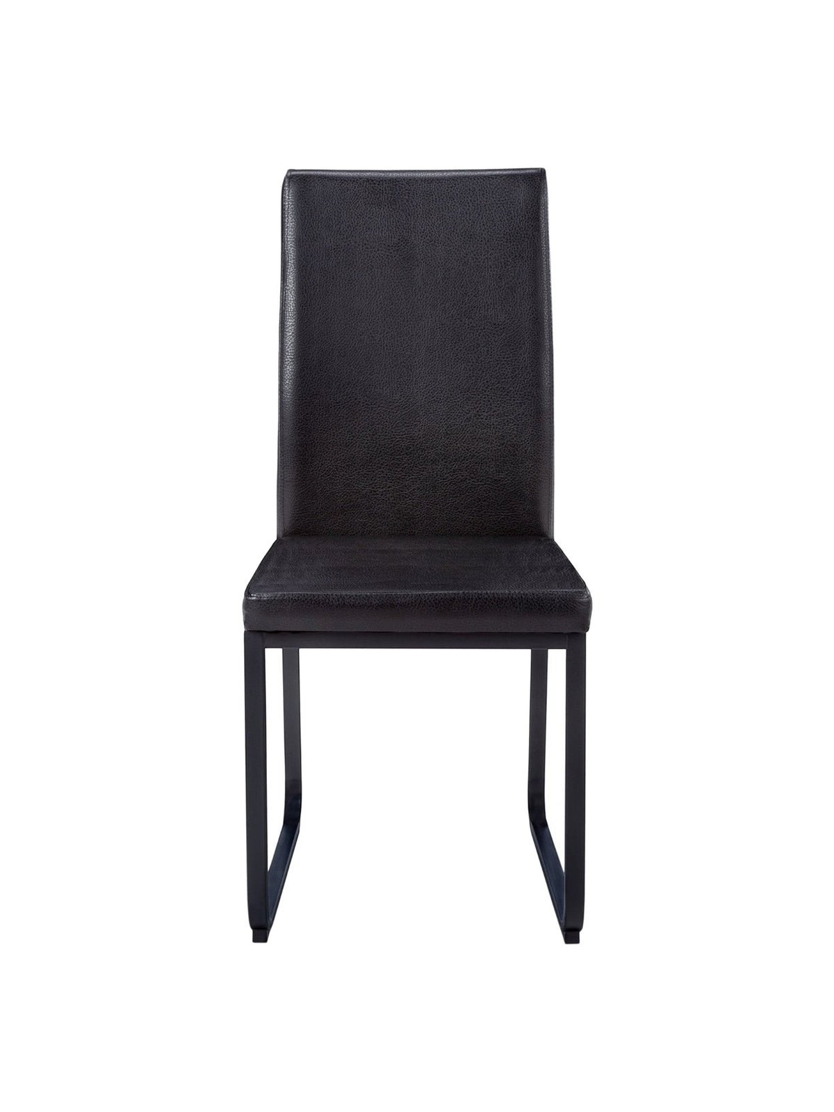 Chaise de salle à manger Norka par TOCO Meubles, design épuré avec structure en bois noir et finition mate.