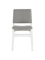 Chaise Transformer Table TOCO Meubles en bouleau argenté avec assise et dossier en tissu gris ergonomique