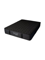 Matelas Dream Shadow HD TOCO Meubles réversible noir avec capitonnage vertical et tissu tricoté haute densité
