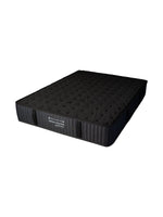 Matelas ferme réversible Dream Shadow HD de TOCO Meubles avec tissu tricoté noir et capitonnage latéral vertical