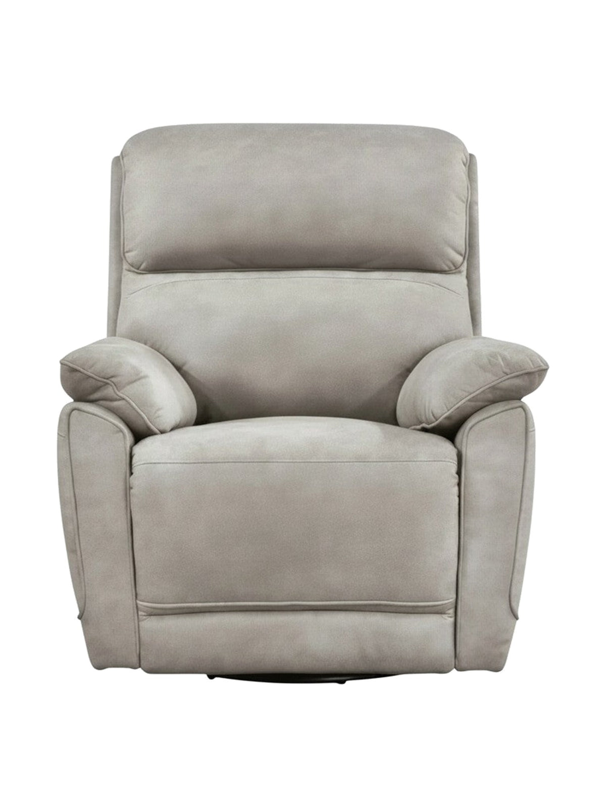 Fauteuil inclinable Dean gris de TOCO Meubles, confortable avec accoudoirs rembourrés pour le salon