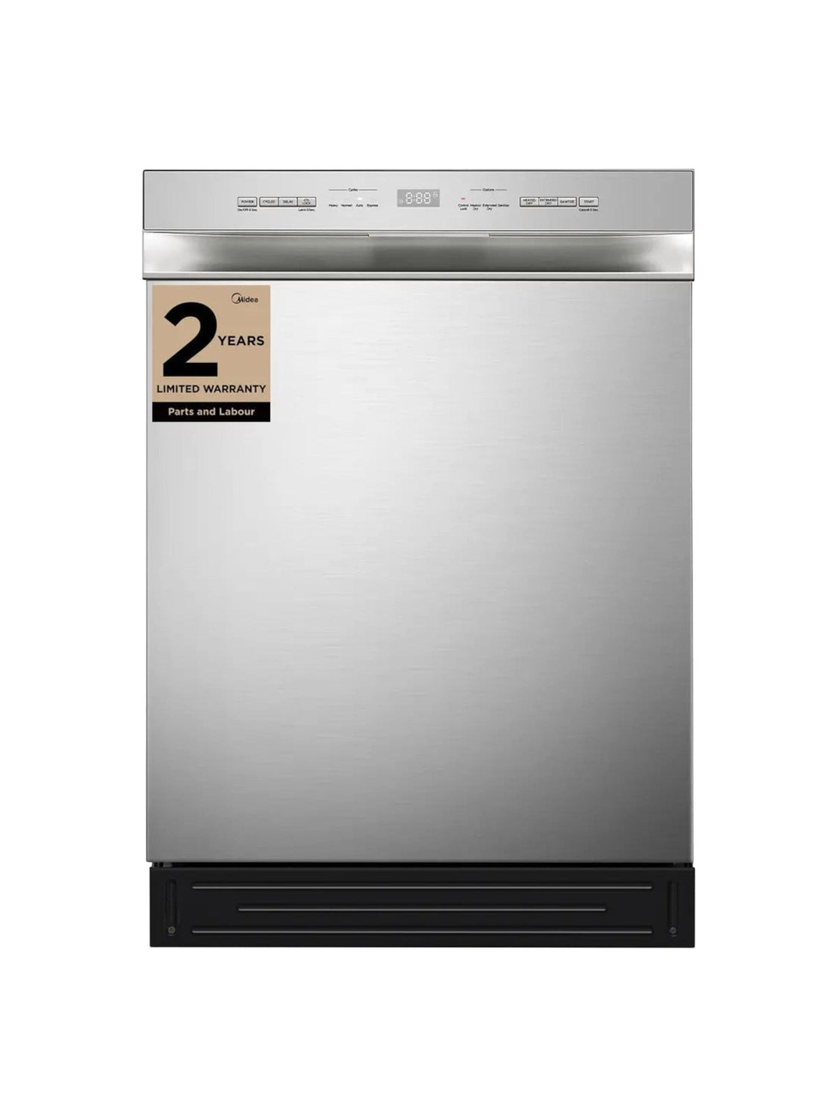 Lave-vaisselle MIDEA 24 pouces en acier inoxydable avec commandes frontales, vendu par TOCO Meubles