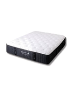 Matelas Ariya Hybrid TOCO Meubles avec surface matelassée blanche et côtés gris foncé, technologie hybride
