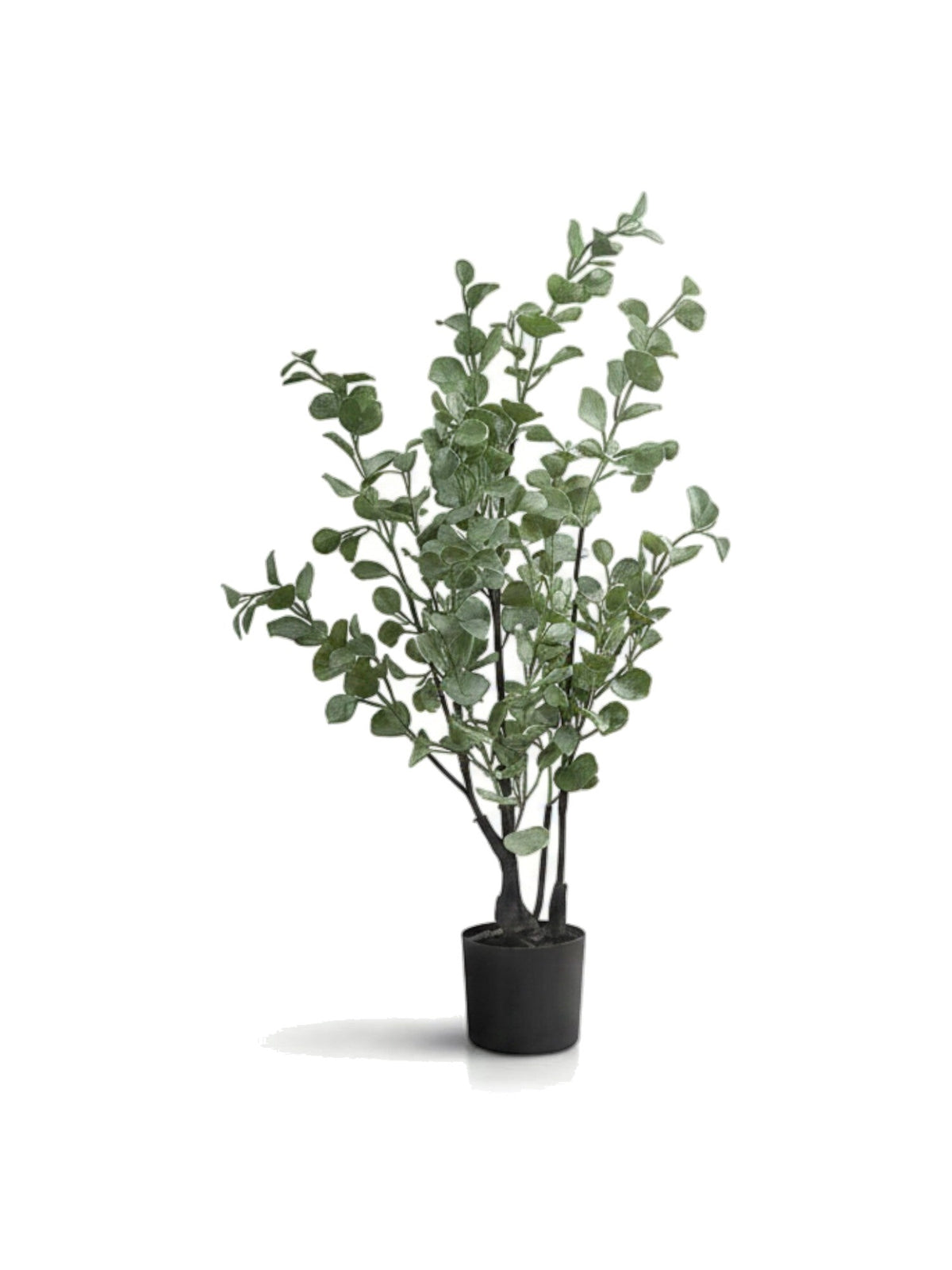 Plante artificielle eucalyptus TOCO Meubles au feuillage vert réaliste dans un pot noir décoratif
