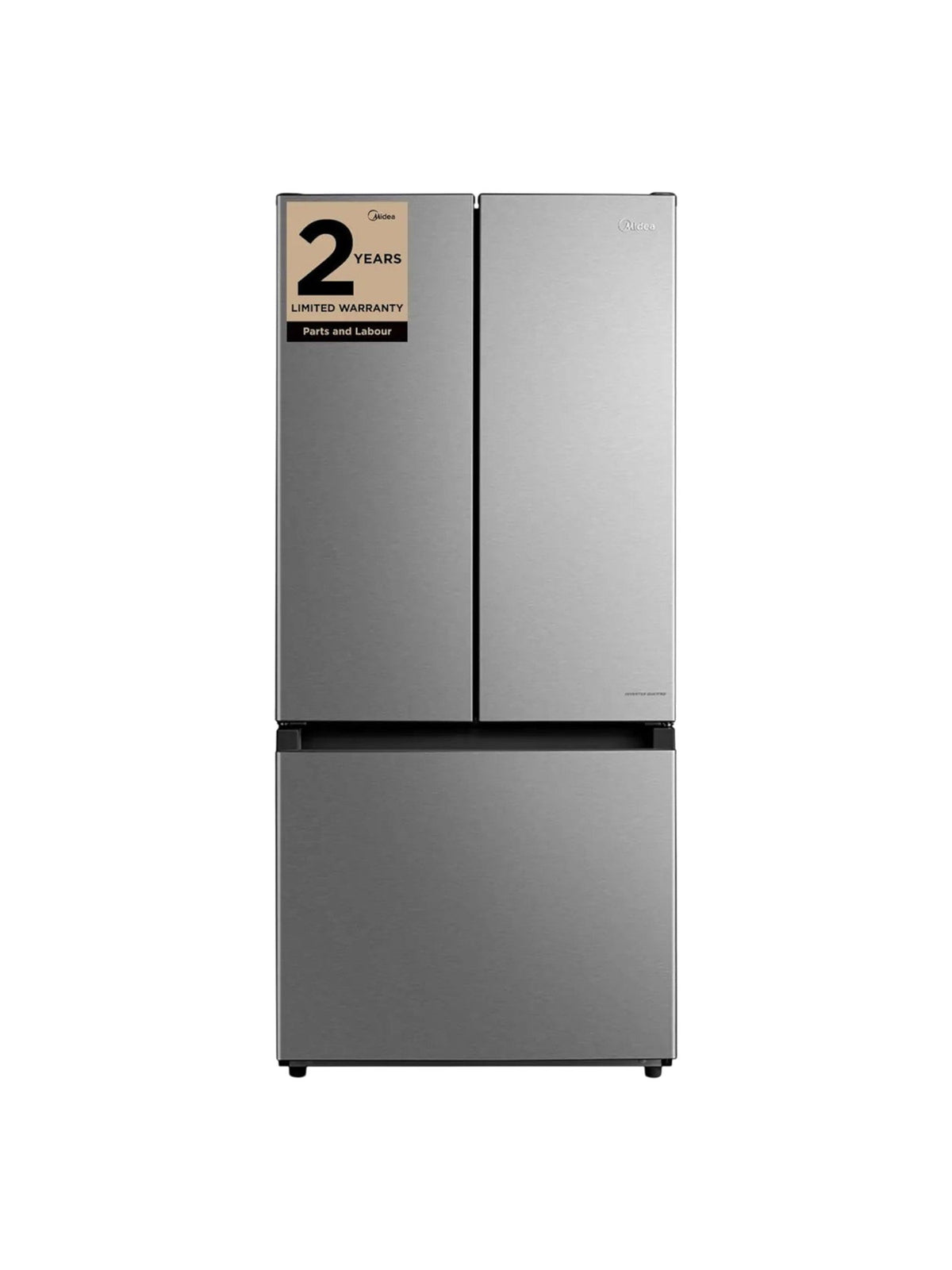 Réfrigérateur à portes françaises MIDEA 30 pouces en acier inoxydable avec poignées encastrées chez TOCO Meubles