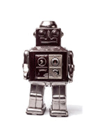 Robot en bronze poli Robby