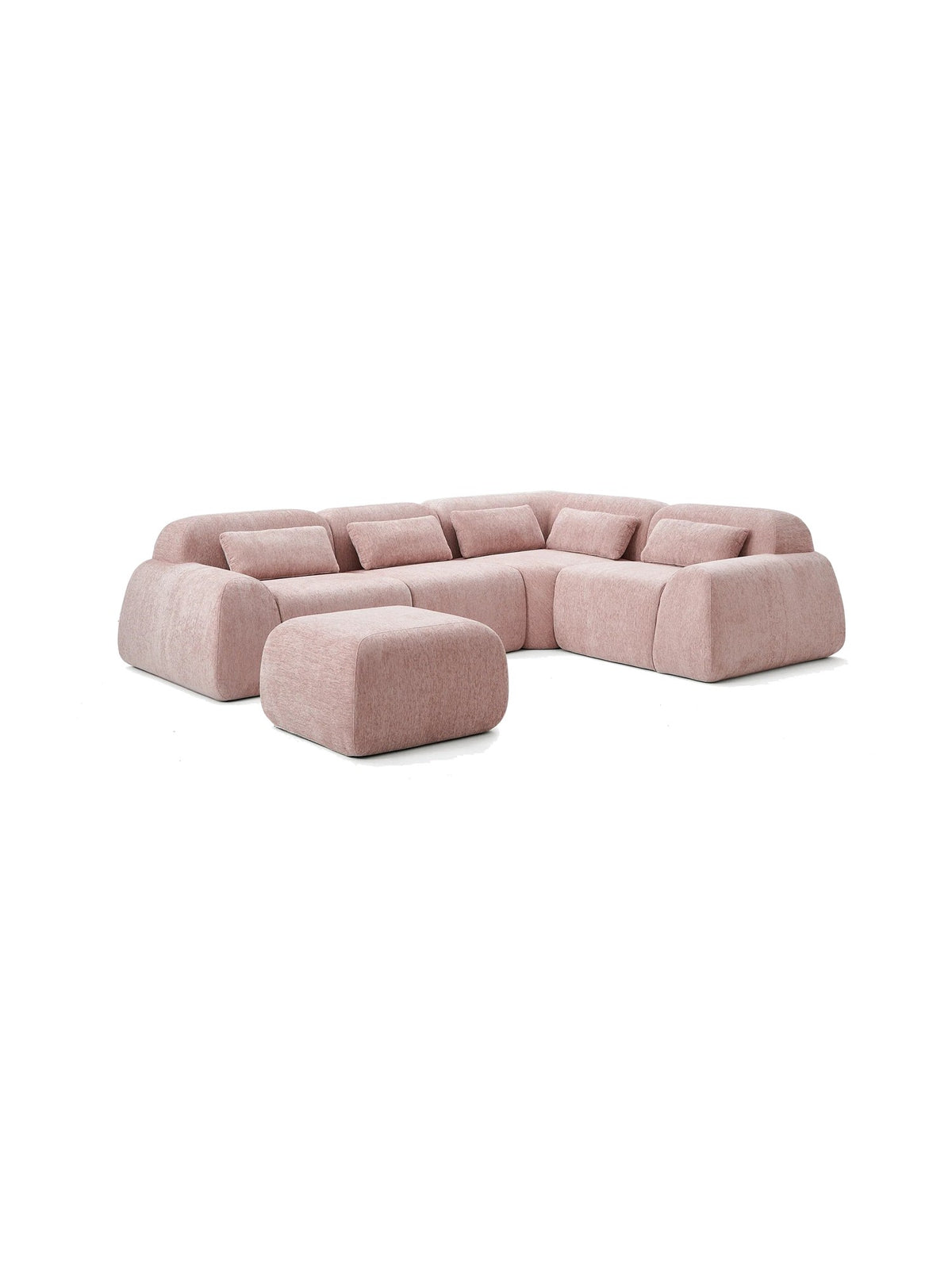 Sofa Modulaire Mia / 4 morceaux + ottoman