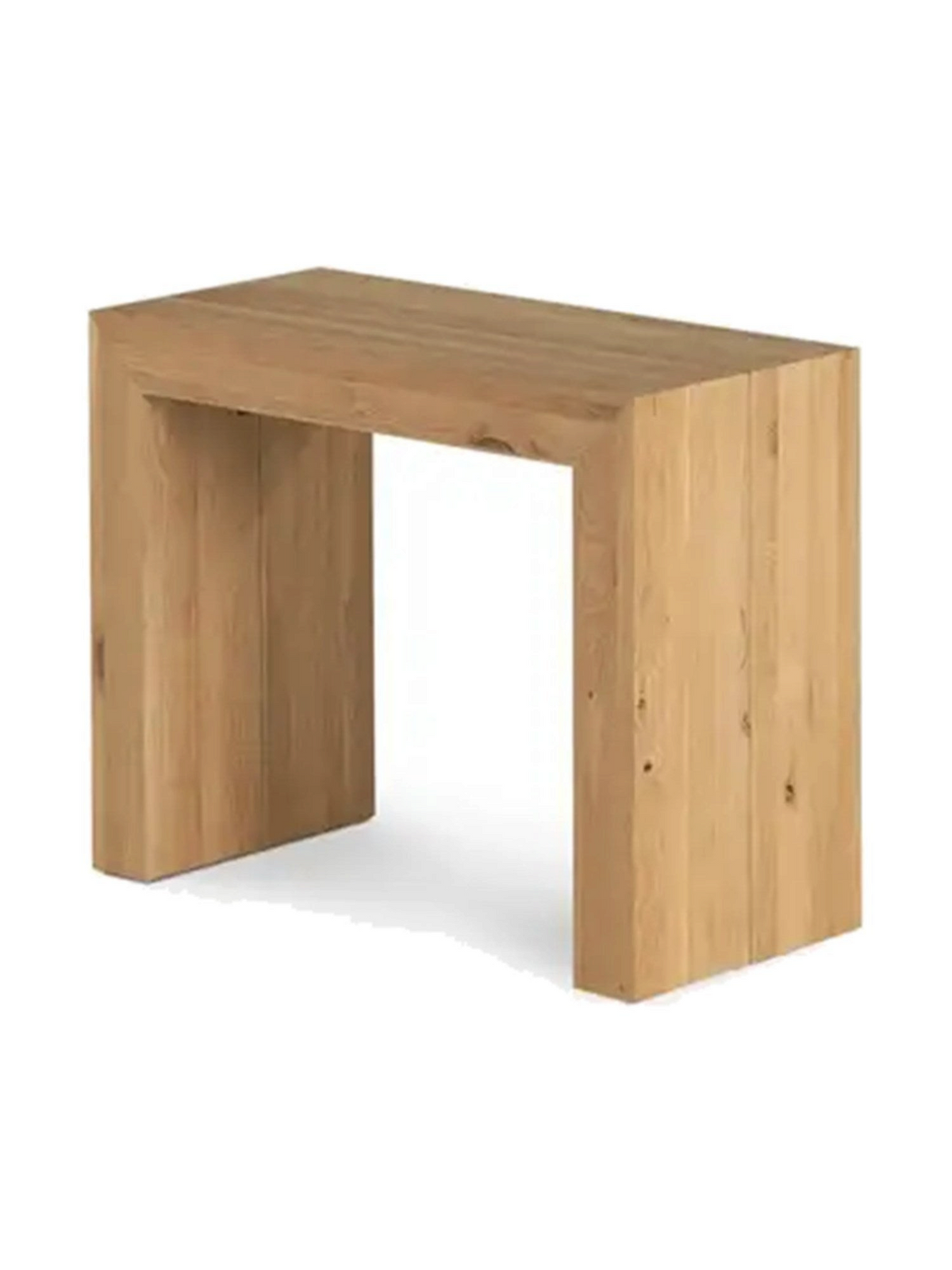 Table à manger extensible - bois massif - Chêne scandinave - Transformer table