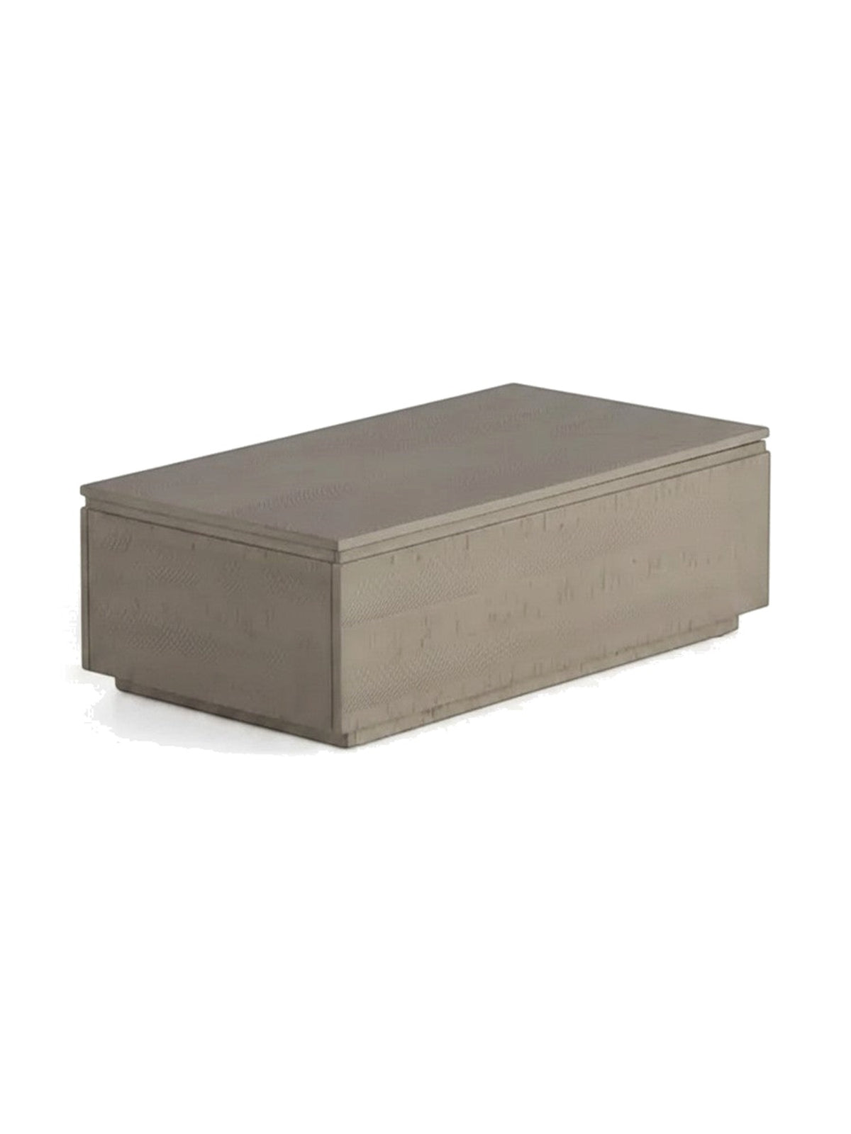 Table basse TOCO Meubles Transformer en orme ancien avec plateau relevable et rangement intégré en bois massif