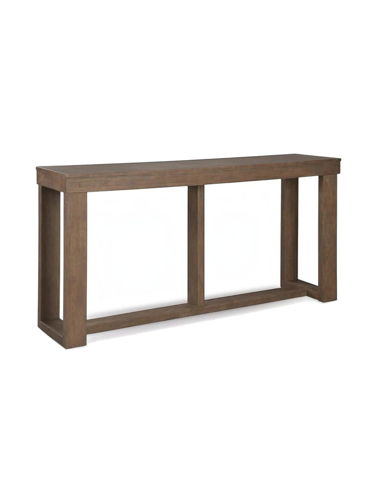 Table console Carito grise au design minimaliste et moderne par TOCO Meubles, idéale pour une entrée ou un salon.