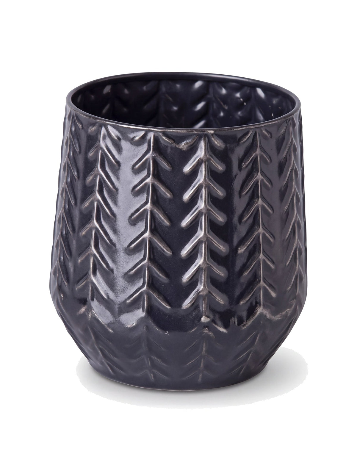 Vase Chevron Métallique Gemma I