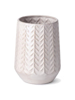 Vase Chevron Métallique Gemma II