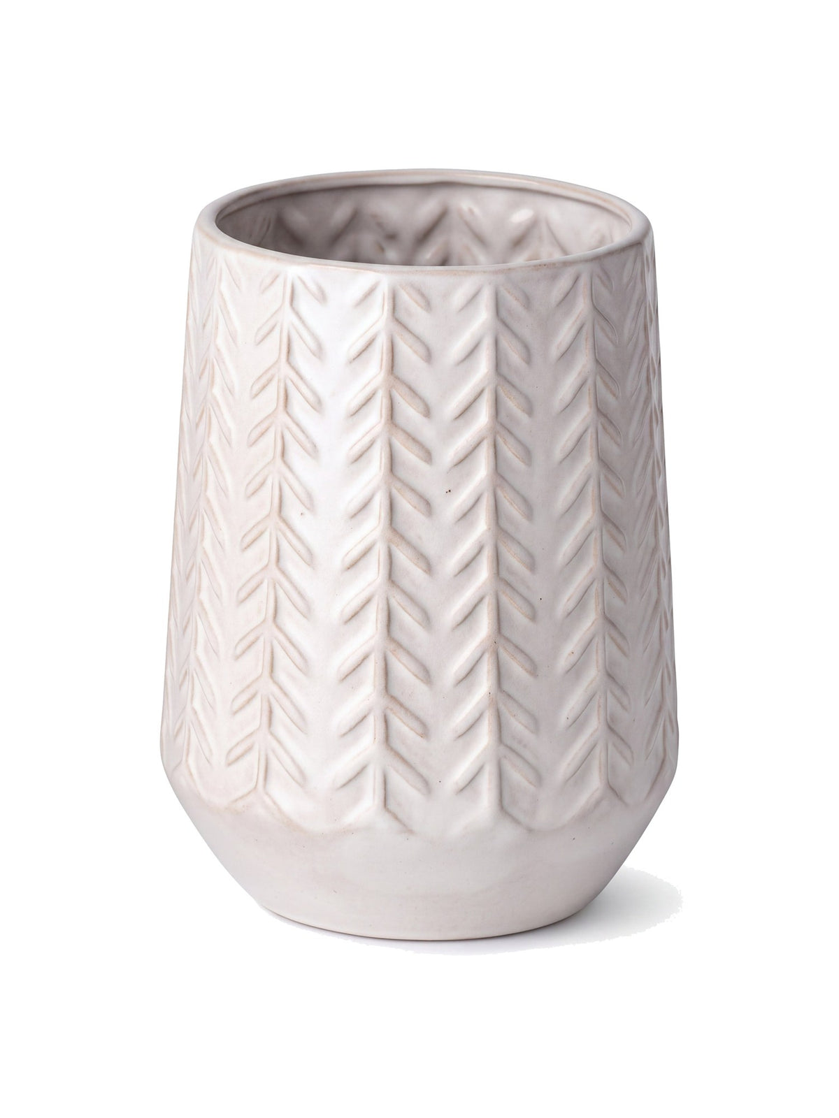 Vase Chevron Métallique Gemma II