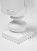 Buste de renard Murray en résine blanche par TOCO Meubles, sculpture décorative au design moderne et épuré