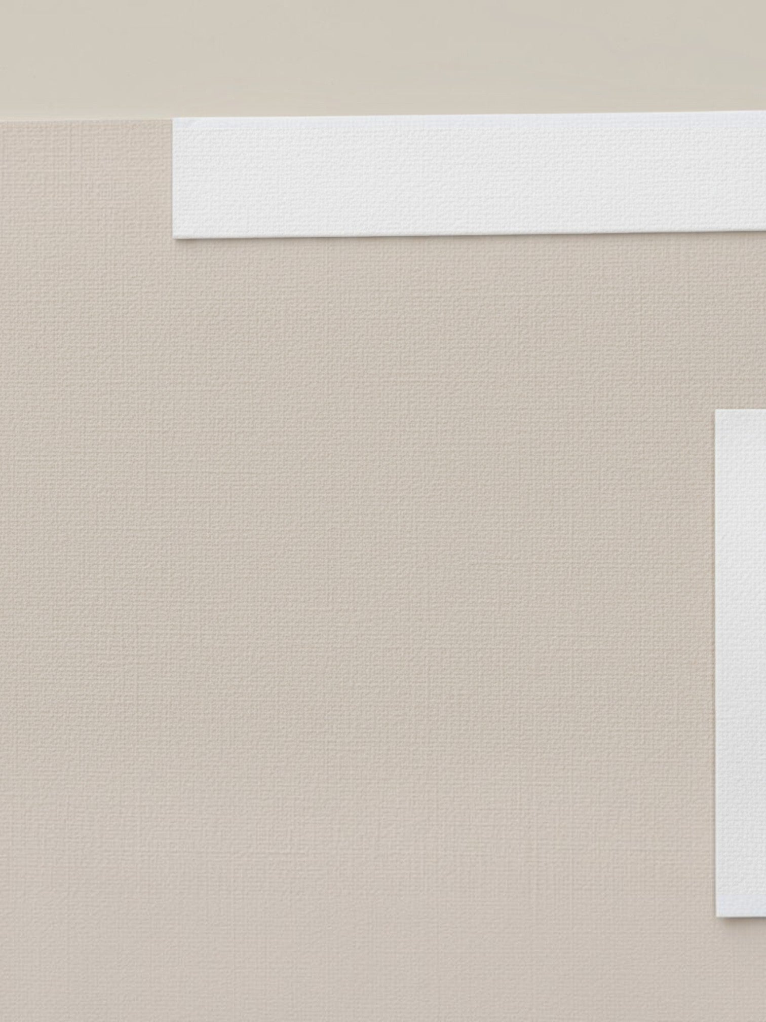 Cadre décoratif TOCO Meubles Atmosphère I au design minimaliste beige et blanc avec texture élégante