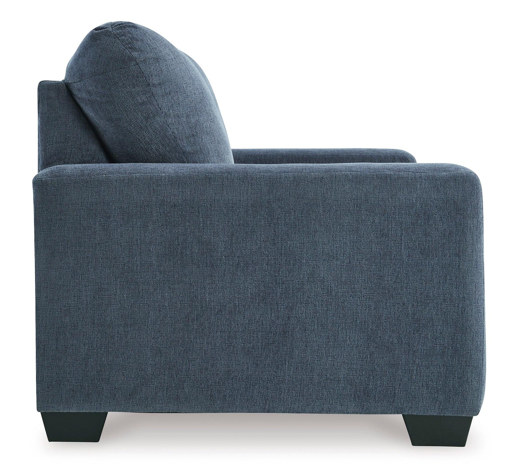Canapé-lit Jabari 2 places bleu marine en tissu par TOCO Meubles, design moderne et confortable.