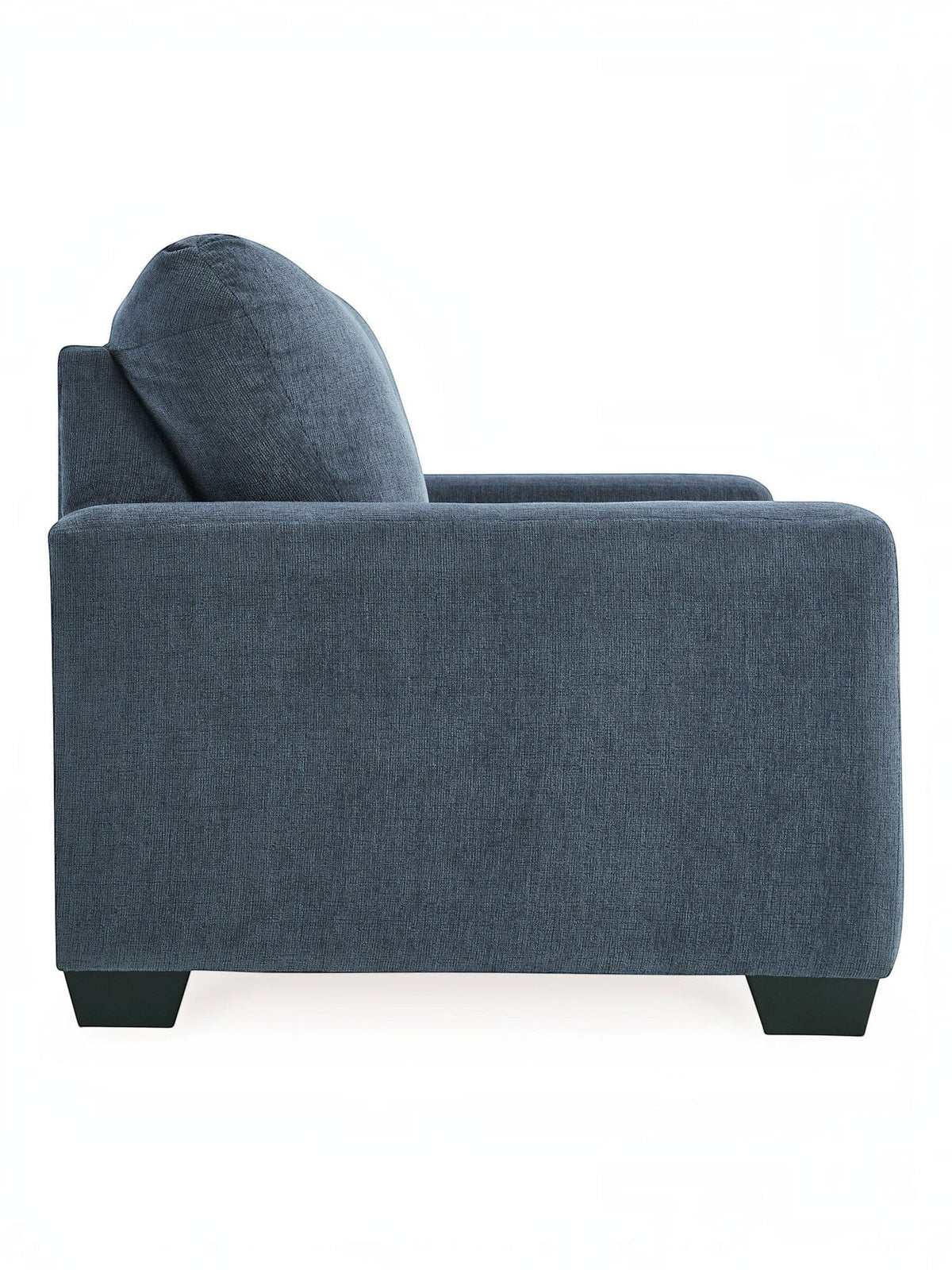 Canapé-lit Jabari 2 places bleu marine en tissu par TOCO Meubles, design moderne et confortable.
