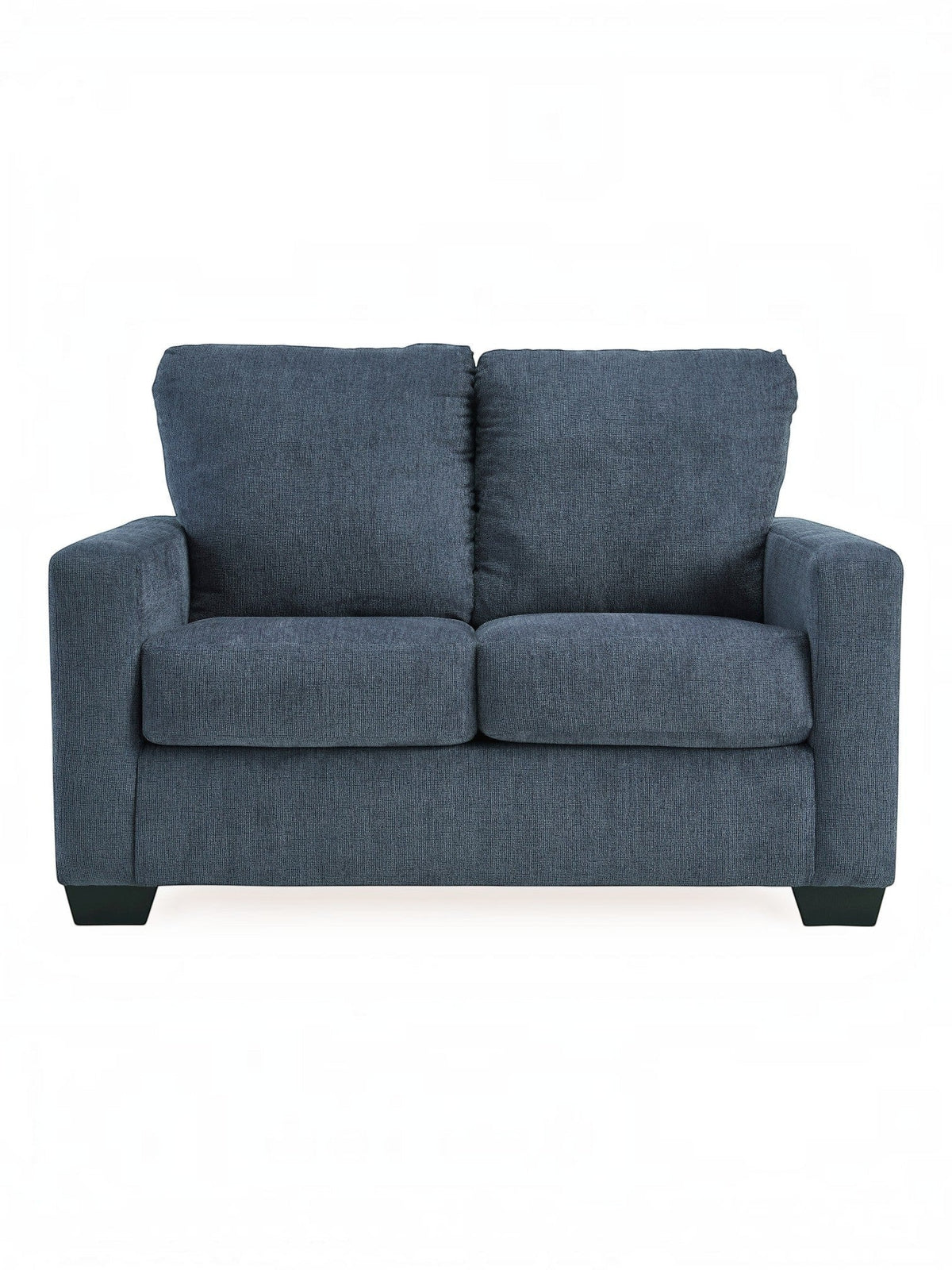 Canapé-lit 2 places Jabari bleu marine en tissu de TOCO Meubles, design moderne et confortable.