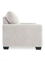 TOCO Meubles Canapé-lit Jabari 2 places gris clair en tissu, design moderne et confortable.