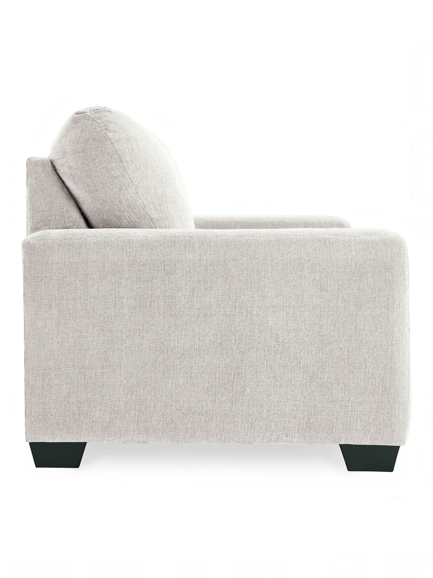 TOCO Meubles Canapé-lit Jabari 2 places gris clair en tissu, design moderne et confortable.
