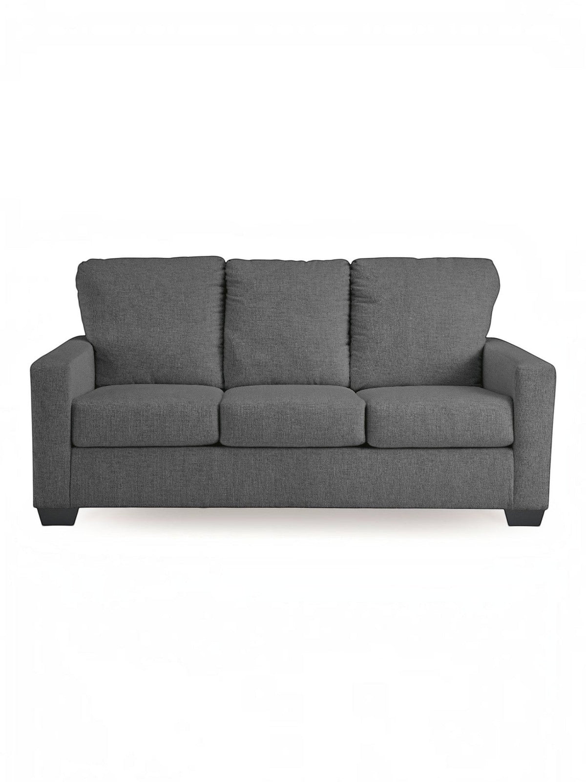 TOCO Meubles Canapé-lit Jabari 3 places gris anthracite en tissu, design moderne et confortable.