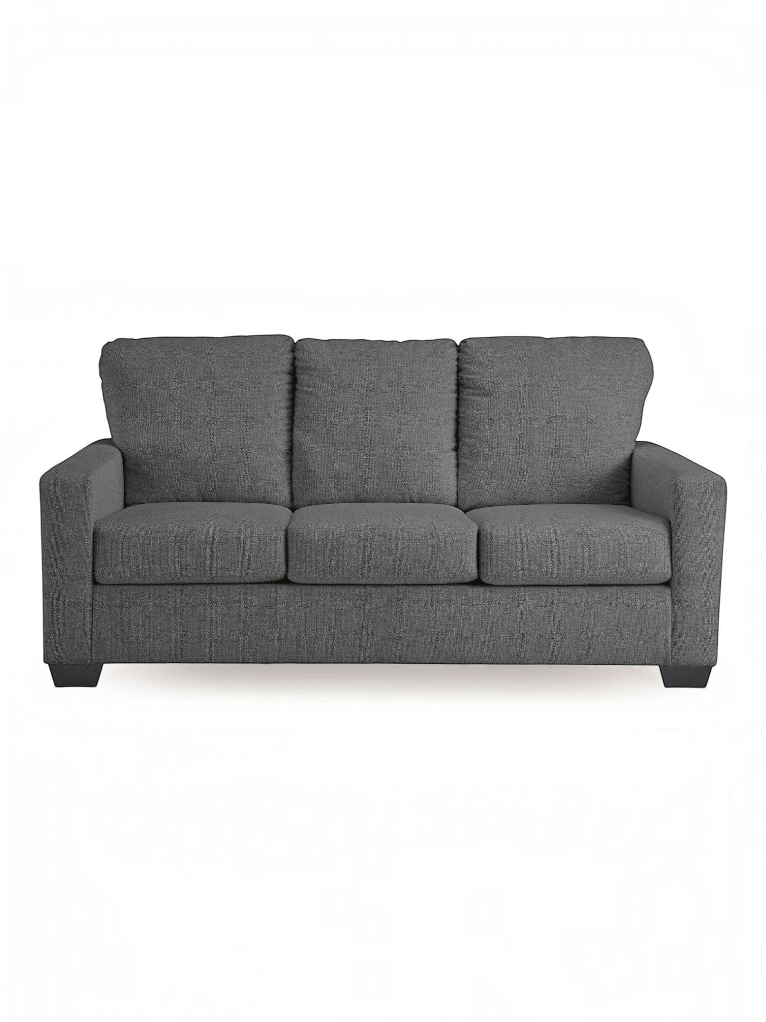 TOCO Meubles Canapé-lit Jabari 3 places gris anthracite en tissu, design moderne et confortable.