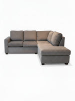 TOCO Meubles Canapé sectionnel Colonel gris anthracite en tissu, design moderne et personnalisable.