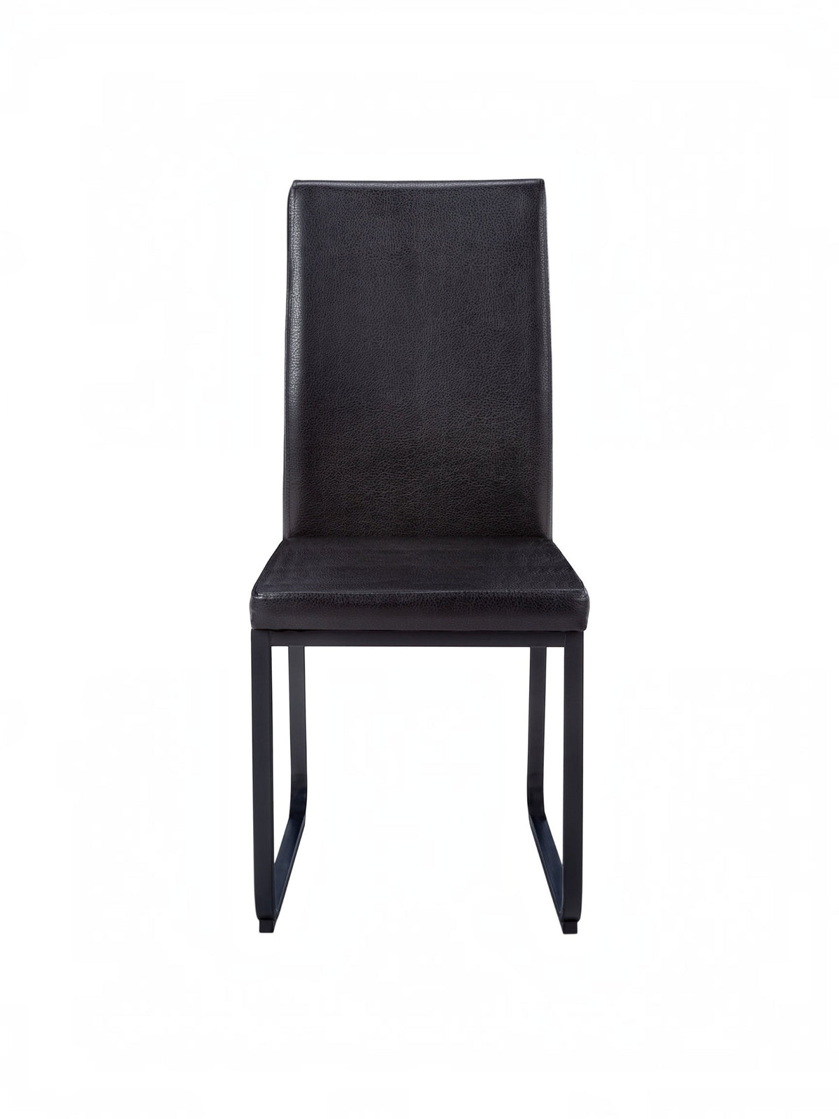 Chaise de salle à manger Norka par TOCO Meubles, design épuré avec structure en bois noir et finition mate.