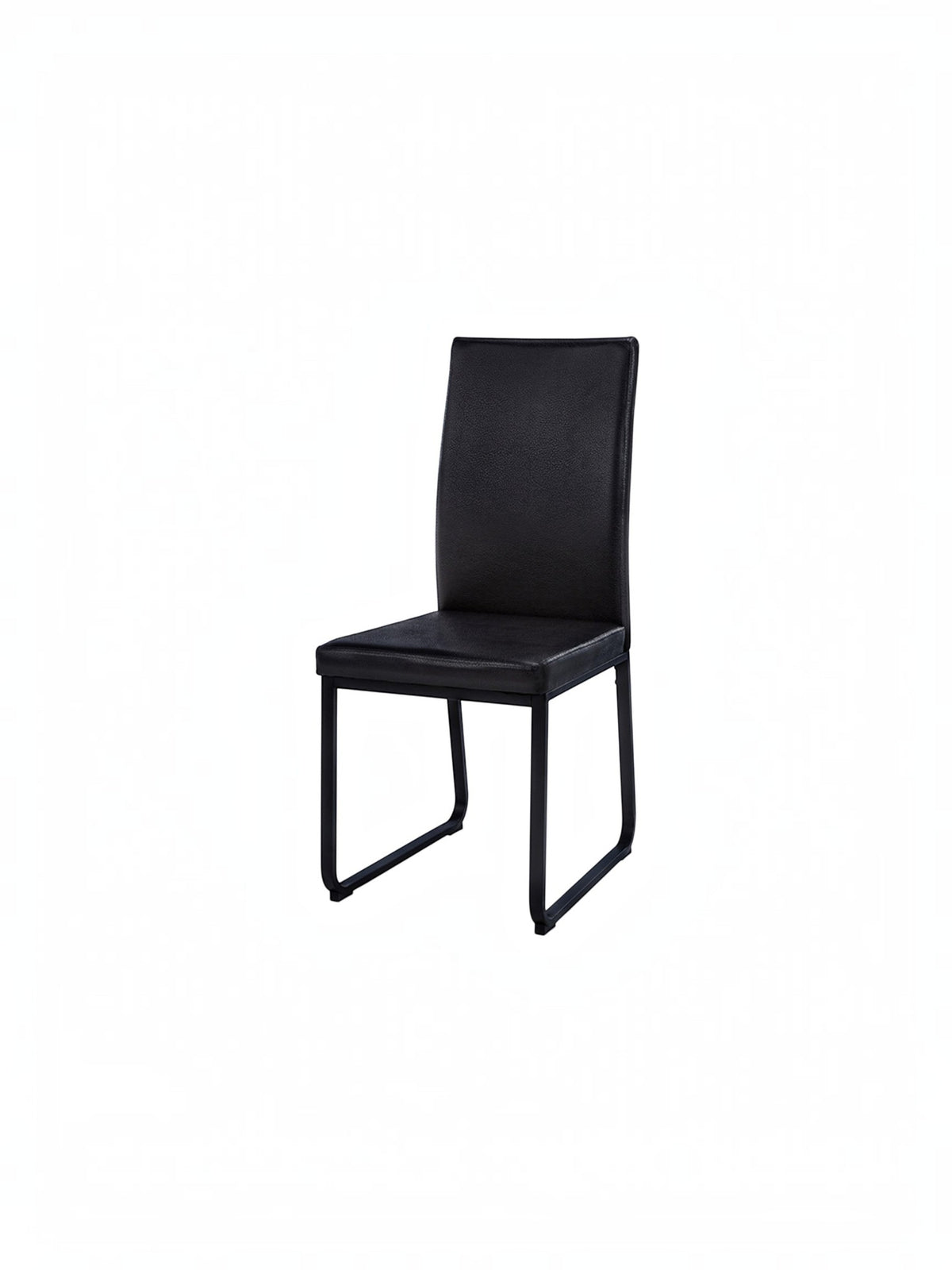 Chaise de salle à manger Norka par TOCO Meubles avec structure en bois noir et assise confortable finition mate