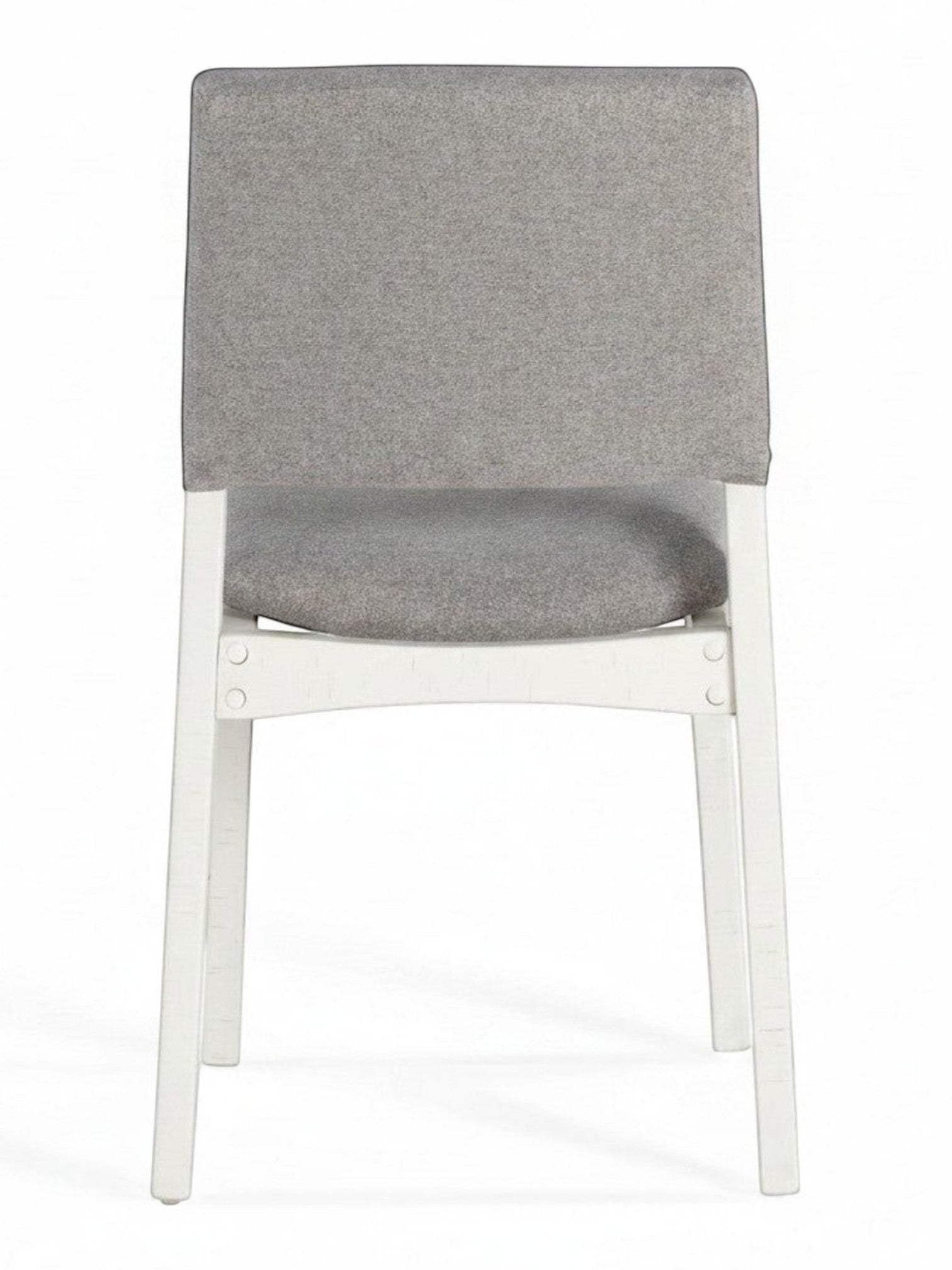 Chaise Transformer Table TOCO Meubles en bouleau argenté avec assise et dossier en tissu gris ergonomique