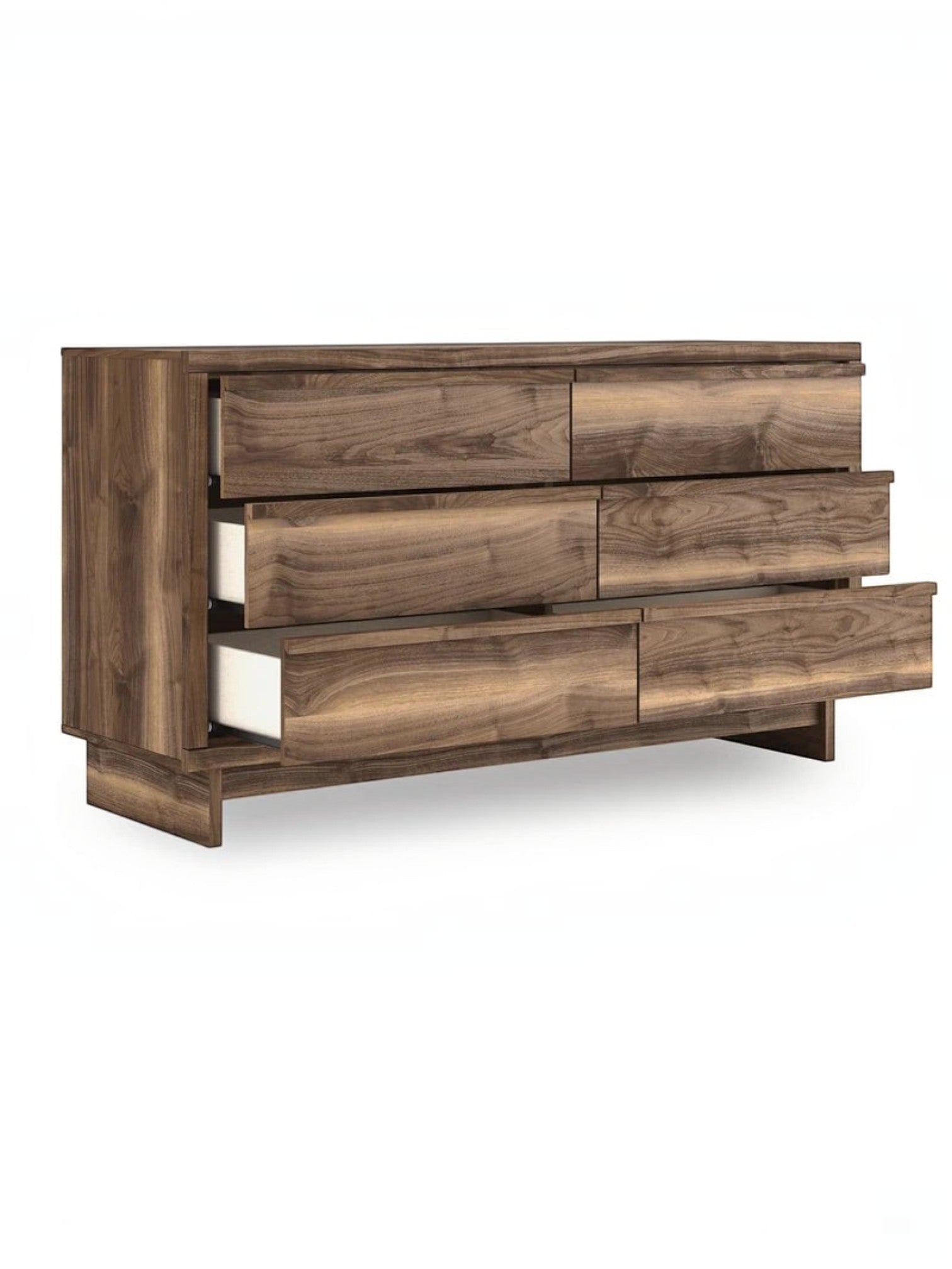 Commode double Alma TOCO Meubles avec six tiroirs spacieux et finition effet bois naturel contemporaine