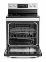 Cuisinière électrique autoportante MIDEA de TOCO Meubles avec four de 6,3 pi³ et surface de cuisson à 5 éléments