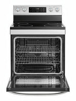 Cuisinière électrique autoportante MIDEA de TOCO Meubles avec four de 6,3 pi³ et surface de cuisson à 5 éléments