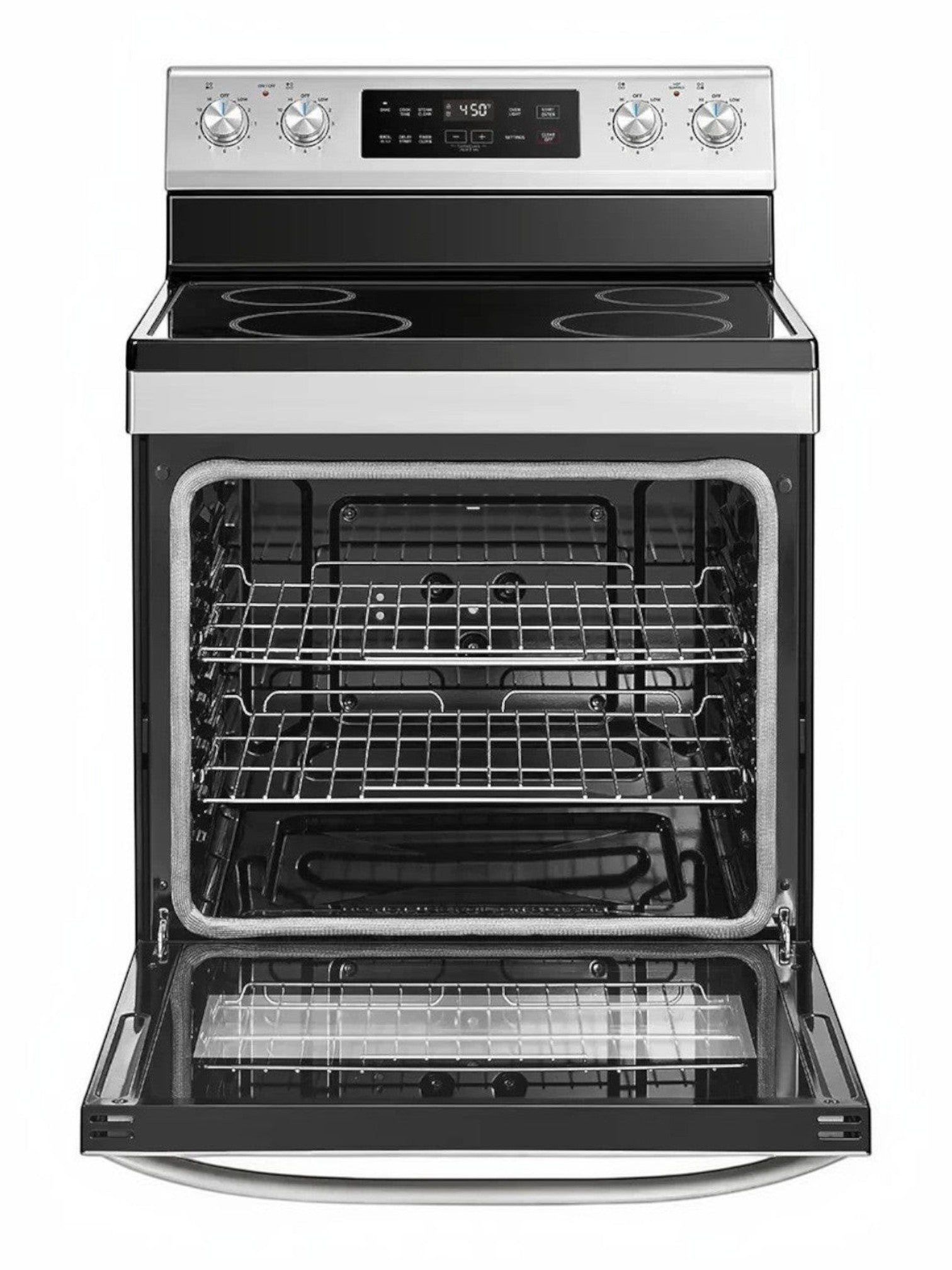 Cuisinière électrique autoportante MIDEA de TOCO Meubles avec four de 6,3 pi³ et surface de cuisson à 5 éléments