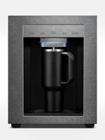 Distributeur d'eau et de glace AutoFill MIDEA sur réfrigérateur TOCO Meubles en acier inoxydable brossé