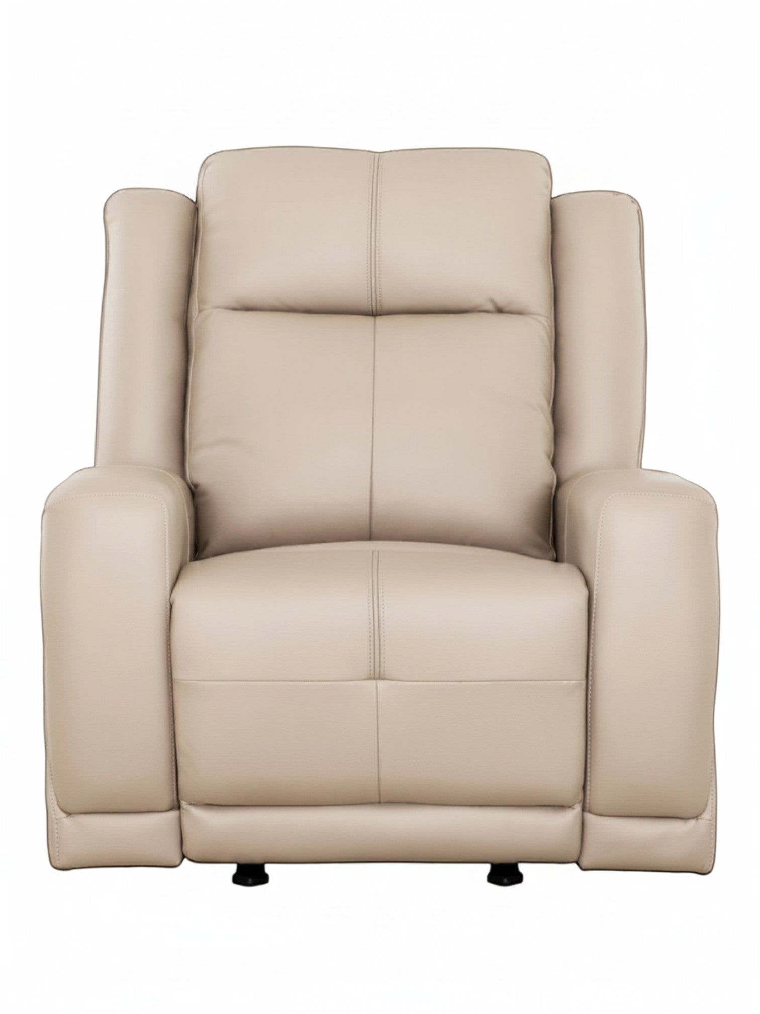 Fauteuil inclinable Charlie beige de TOCO Meubles au design moderne et confortable pour salon