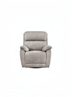 Fauteuil inclinable Dean gris clair TOCO Meubles, rembourré et confortable, idéal pour un coin détente.