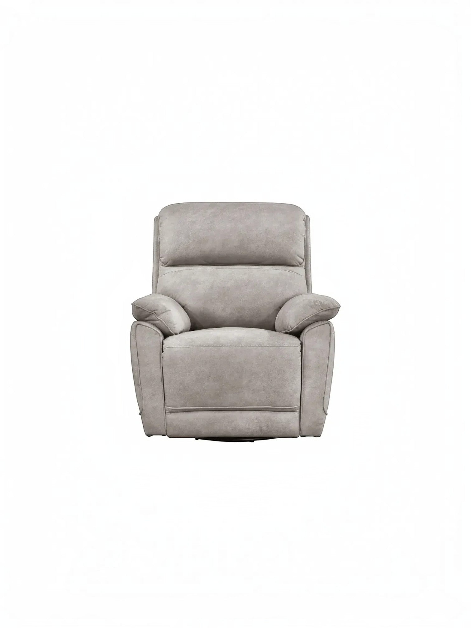 Fauteuil inclinable Dean gris clair TOCO Meubles, rembourré et confortable, idéal pour un coin détente.
