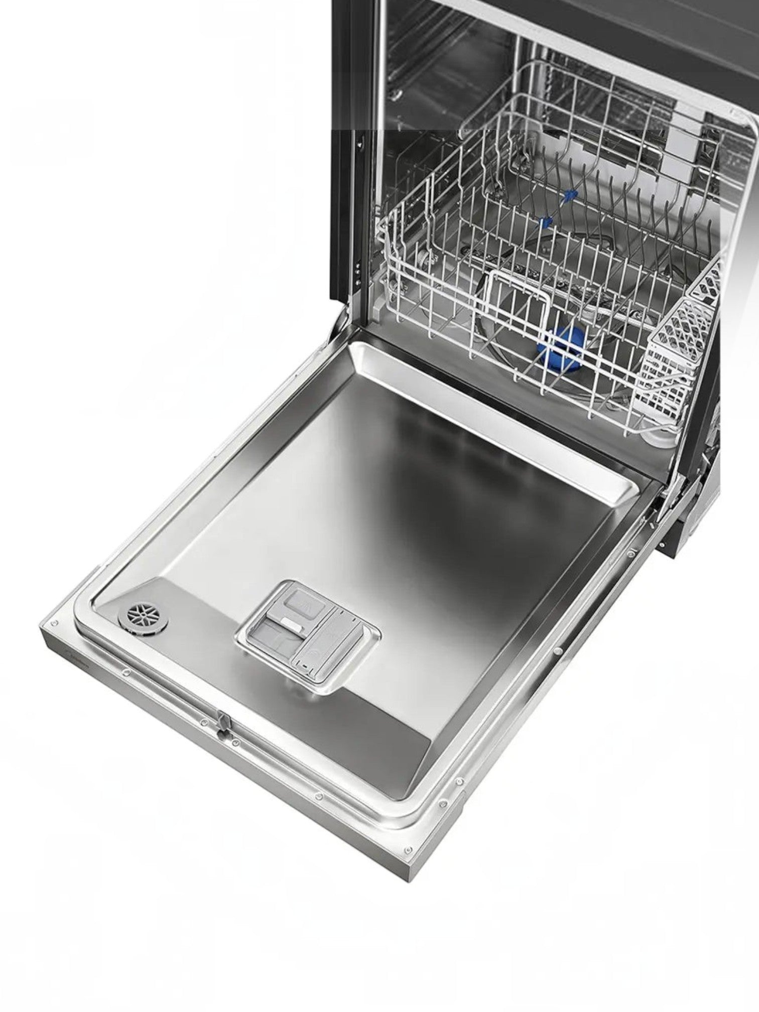 Intérieur du lave-vaisselle MIDEA 24 pouces TOCO Meubles avec cuve hybride en acier inoxydable et paniers modulables