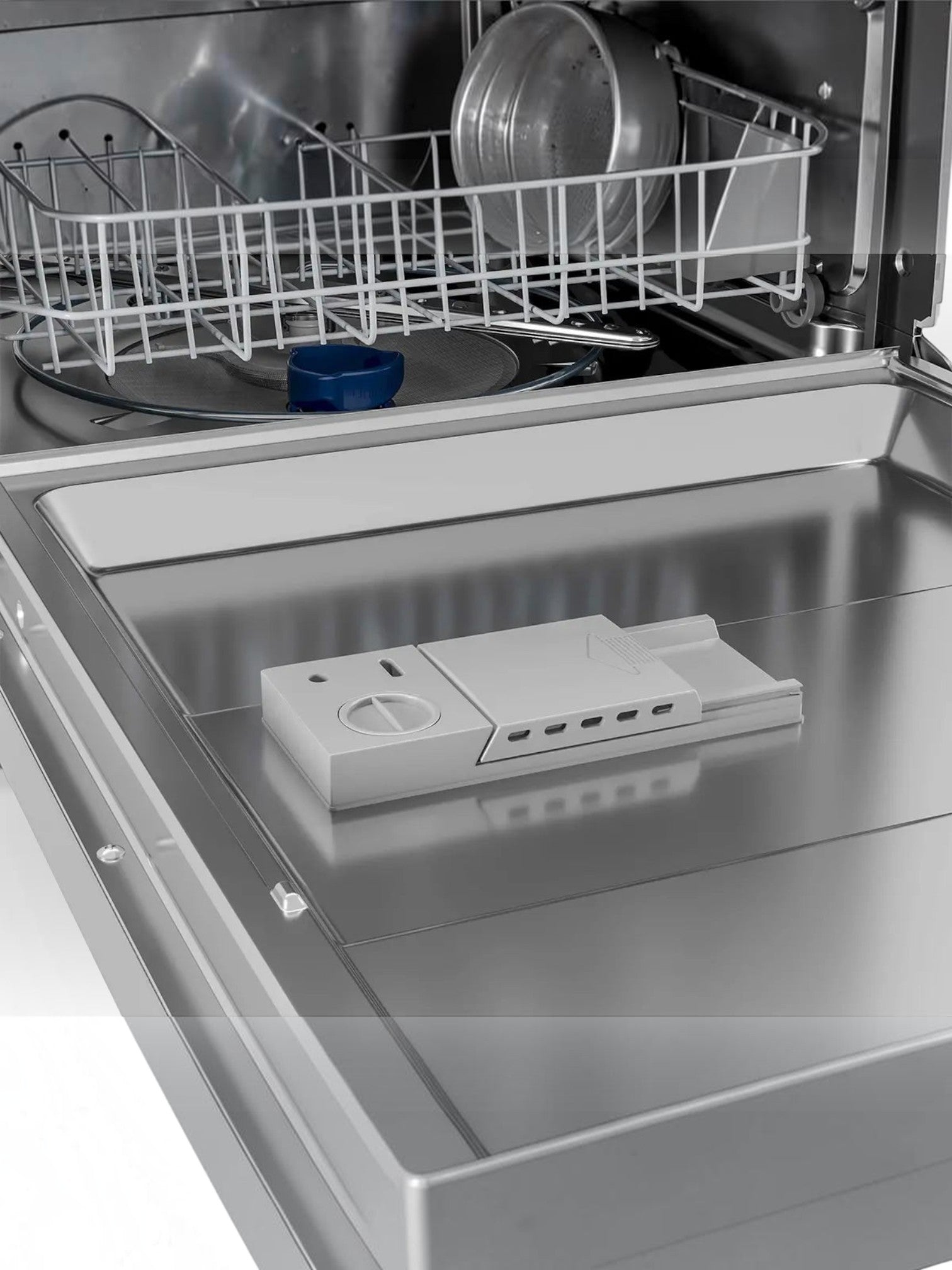 Lave-vaisselle TOCO Meubles en acier inoxydable avec distributeur de détergent intégré dans la porte