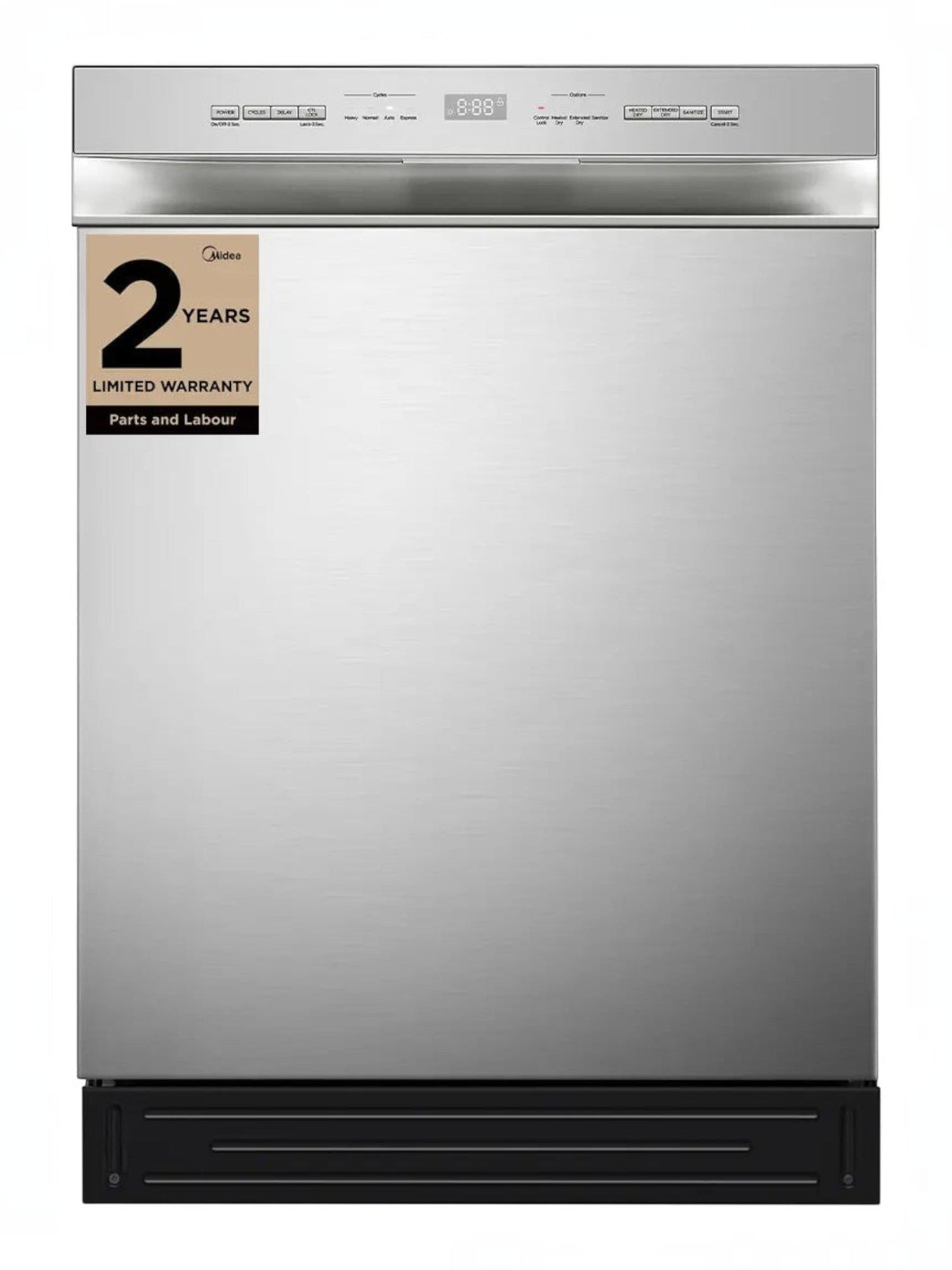 Lave-vaisselle MIDEA 24 pouces en acier inoxydable avec commandes frontales, vendu par TOCO Meubles