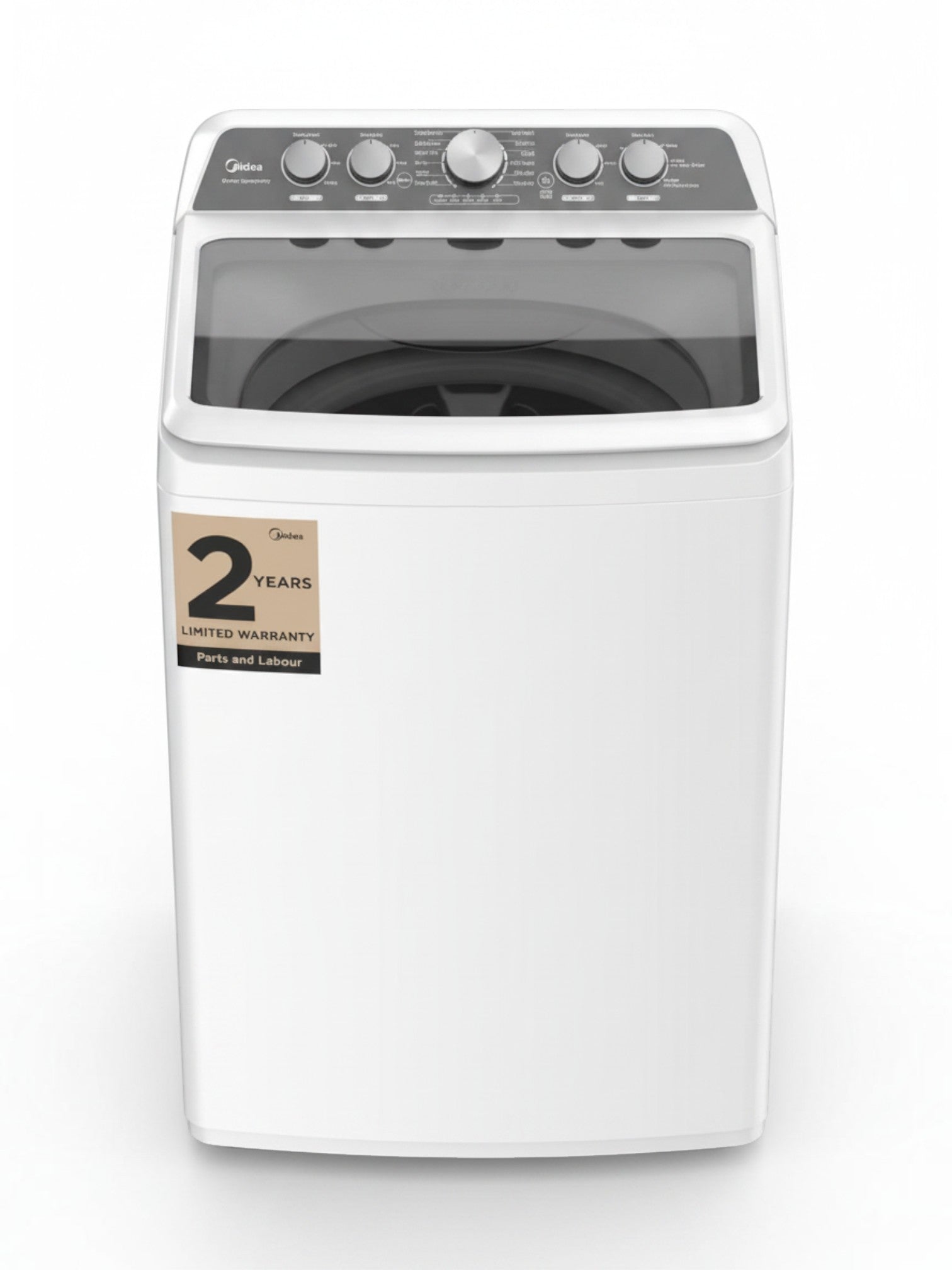 Laveuse à chargement par le haut MIDEA 4,7 pi³ avec agitateur et couvercle en verre, vendue par TOCO Meubles